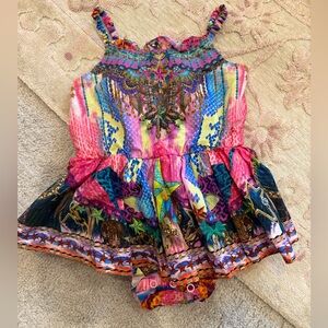 Mila by Camilla Multicolor Baby Romper